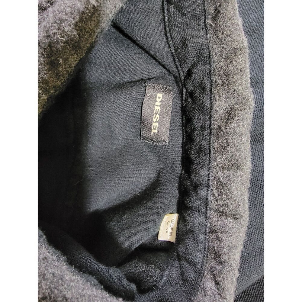Diesel Men's Wool Black Polo Shirt - XL - Picture 7 of 8